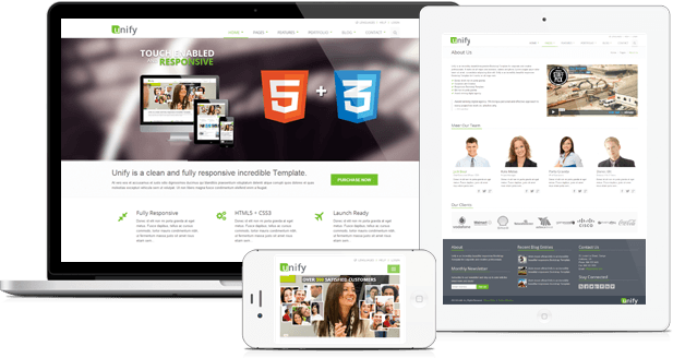 Unify Responsive Website Template